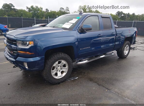 1GCVKREC2GZ241443 2016 CHEVROLET SILVERADO Blue წინა მარცხენა ხედი სამი მეოთხედიდან