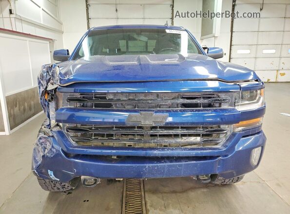 1GCVKREC2JZ254149 2018 CHEVROLET SILVERADO Синий Вид спереди