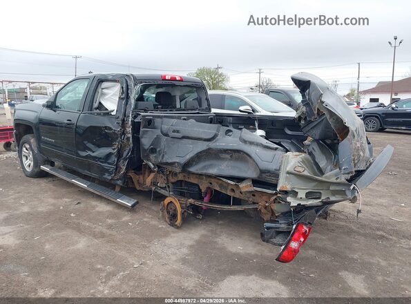 1GCVKRECXJZ246736 2018 CHEVROLET SILVERADO Black უკანა მარცხენა
