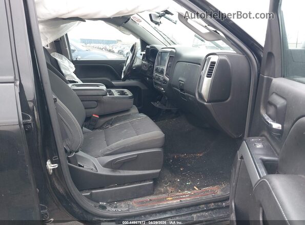 1GCVKRECXJZ246736 2018 CHEVROLET SILVERADO Black წინა სალონის ხედი
