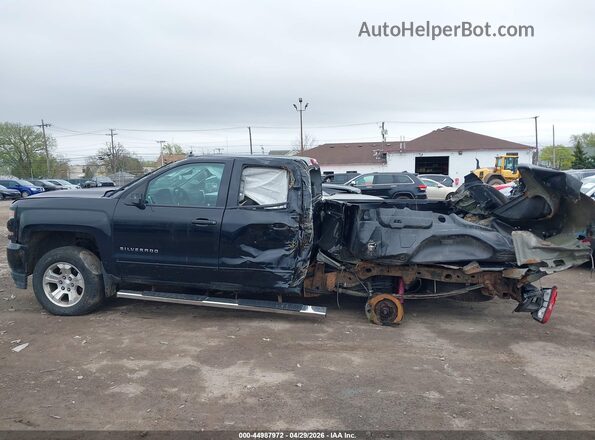 1GCVKRECXJZ246736 2018 CHEVROLET SILVERADO Black უკანა სალონის ხედი