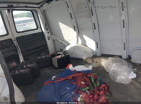1GCWGAFP7P1109821 2023 CHEVROLET EXPRESS White Widok naklejki z numerem VIN