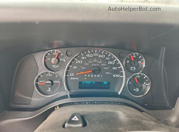 1GCWGAFP7R1284234 2024 CHEVROLET EXPRESS White Instrument cluster view
