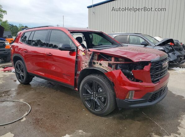 1GKENKKS0TJ190841 2026 GMC ACADIA Красный Передняя правая четверть