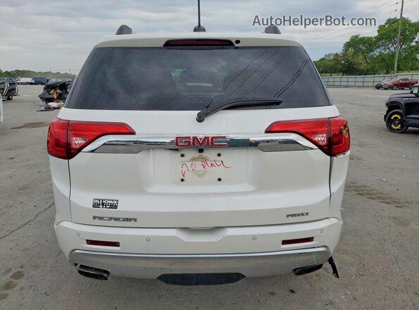 1GKKNXLS3HZ290794 2017 GMC ACADIA White Հետևի տեսք