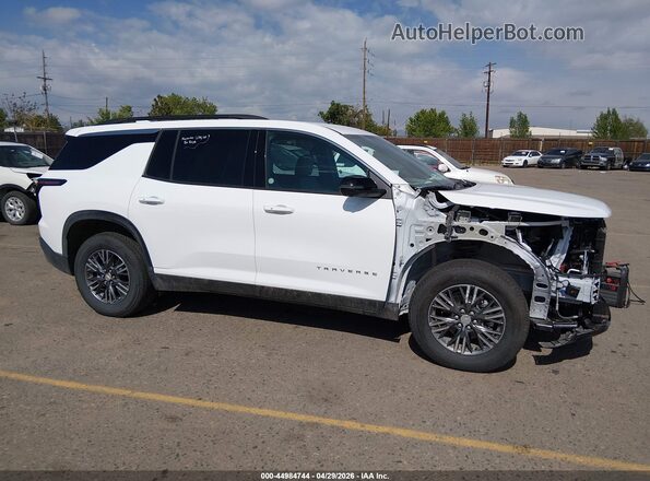 1GNEVGKSXTJ250463 2026 CHEVROLET TRAVERSE White Սալոնի հետևի տեսք
