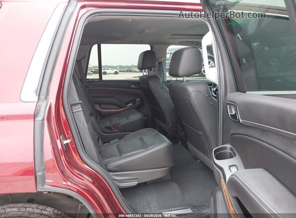 1GNSCCKC5LR105987 2020 CHEVROLET TAHOE Maroon Widok naklejki z numerem VIN