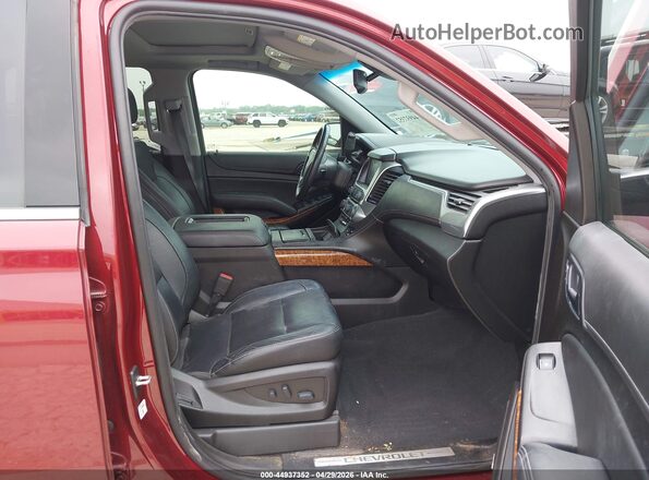 1GNSCCKC5LR105987 2020 CHEVROLET TAHOE Maroon Widok wnętrza z przodu