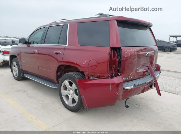 1GNSCCKC5LR105987 2020 CHEVROLET TAHOE Maroon Tył lewy