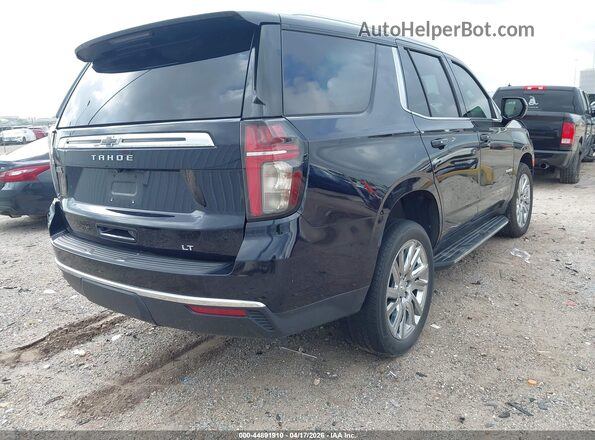 1GNSCNKD2MR442462 2021 CHEVROLET TAHOE Синий Задняя правая четверть