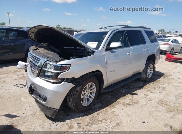 1GNSKBKC0KR264749 2019 CHEVROLET TAHOE Серебряный Передняя левая четверть