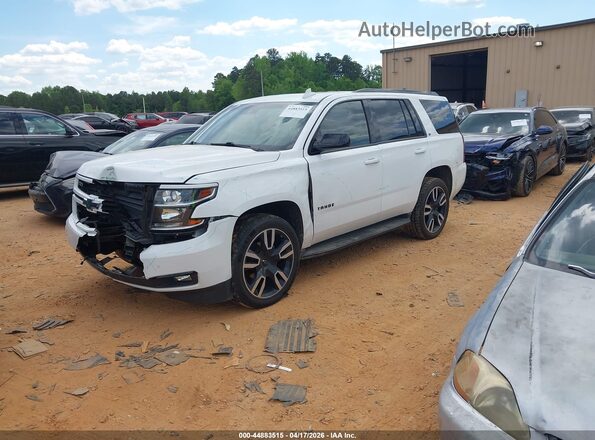 1GNSKBKC3JR334291 2018 CHEVROLET TAHOE White Передня ліва чверть