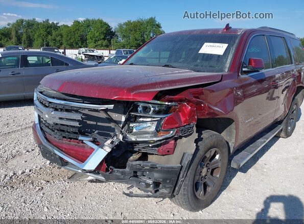 1GNSKBKC5GR310051 2016 CHEVROLET TAHOE Red Widok z przodu