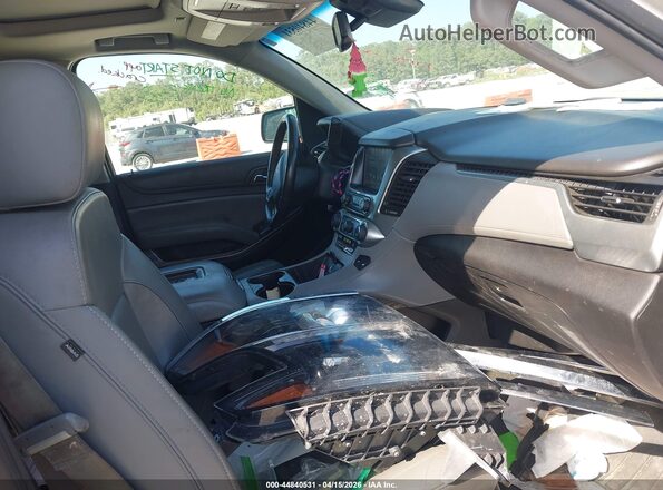 1GNSKBKC7GR365570 2016 CHEVROLET TAHOE Серебряный Вид салона спереди