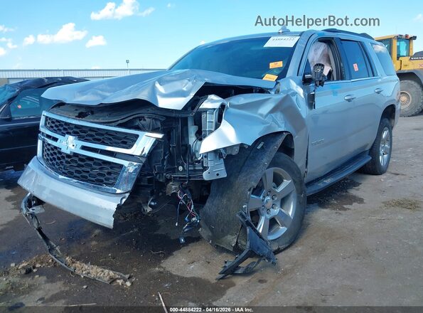 1GNSKBKC9JR104481 2018 CHEVROLET TAHOE Silver Առջևի ձախ երեք քառորդ տեսարան
