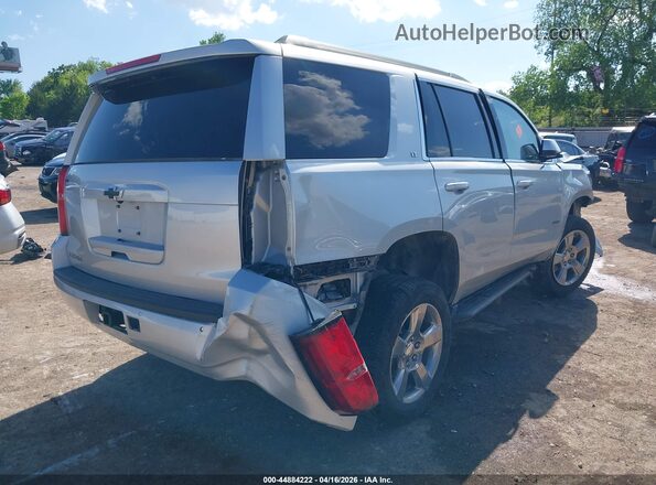 1GNSKBKC9JR104481 2018 CHEVROLET TAHOE Silver Հետևի աջ