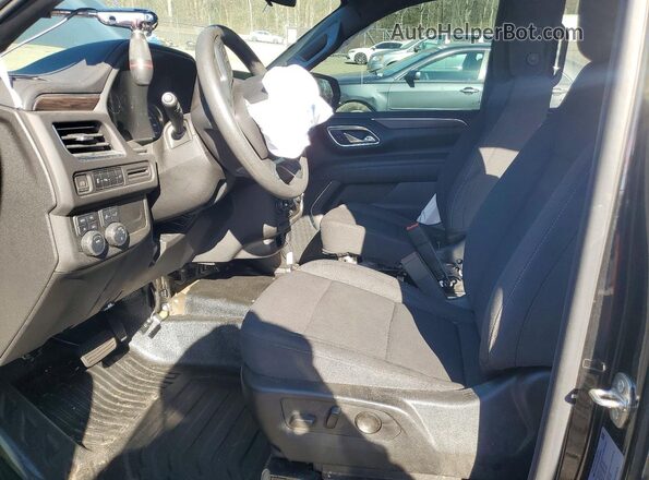 1GNSKLED2MR446661 2021 CHEVROLET TAHOE Black Front interior view
