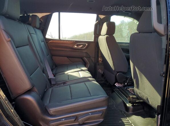 1GNSKLED2MR446661 2021 CHEVROLET TAHOE Black Rear seats view