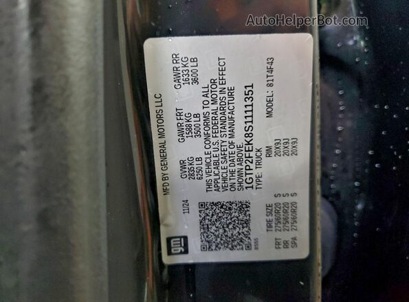 1GTP2FEK8S1111351 2025 GMC CANYON Black Engine compartment view