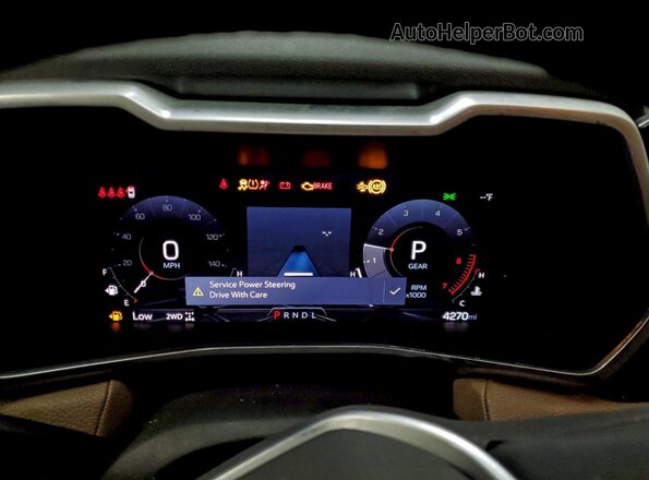 1GTP2FEK8S1111351 2025 GMC CANYON Black Instrument cluster view