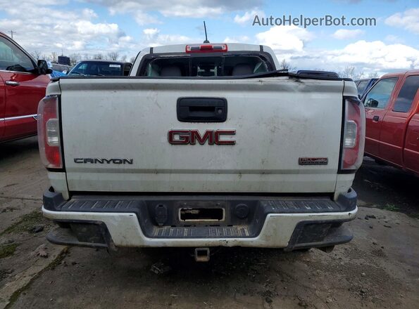 1GTP6CE11H1249137 2017 GMC CANYON White Вид ззаду