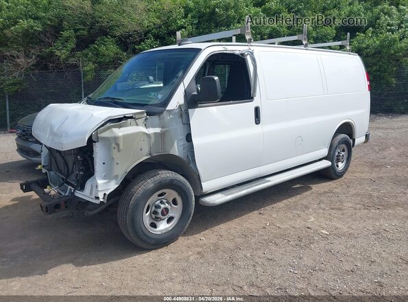 1GTW7AFP3M1203156 2021 GMC SAVANA CARGO Белый Передняя левая четверть