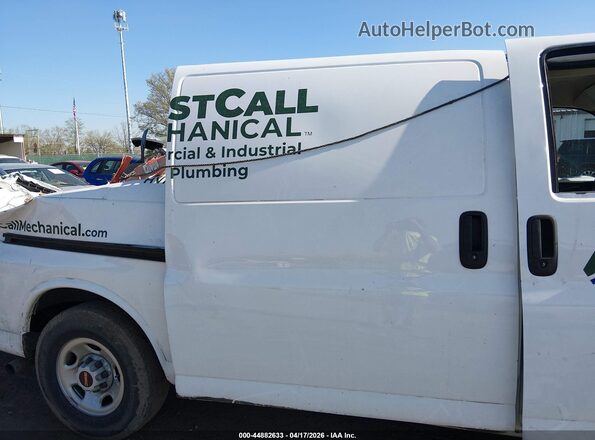 1GTW7AFP6P1115853 2023 GMC SAVANA CARGO Белый Вид наклейки с VIN-кодом