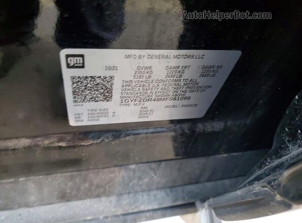 1GYFZDR48MF081095 2021 CADILLAC XT4 Черный 
