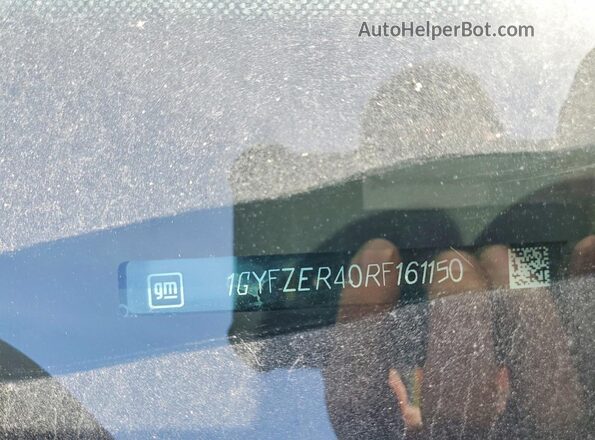 1GYFZER40RF161150 2024 CADILLAC XT4 Black Vista de la etiqueta del VIN
