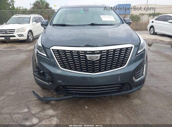 1GYKNCR46MZ197317 2021 CADILLAC XT5 Синий Вид спереди