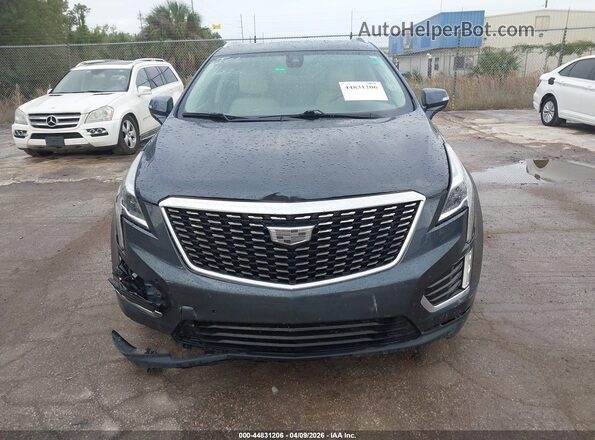 1GYKNCR46MZ197317 2021 CADILLAC XT5 Синий Вид щитка приборов