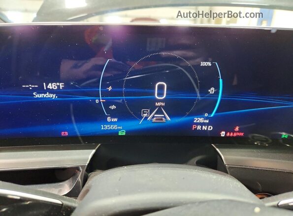1GYKPPRKXRZ132865 2024 CADILLAC OTHER Black ხელსაწყოთა პანელის ხედი