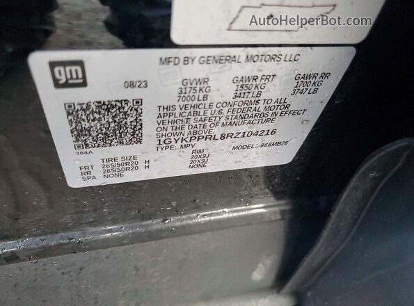 1GYKPPRL8RZ104216 2024 CADILLAC OTHER Black 