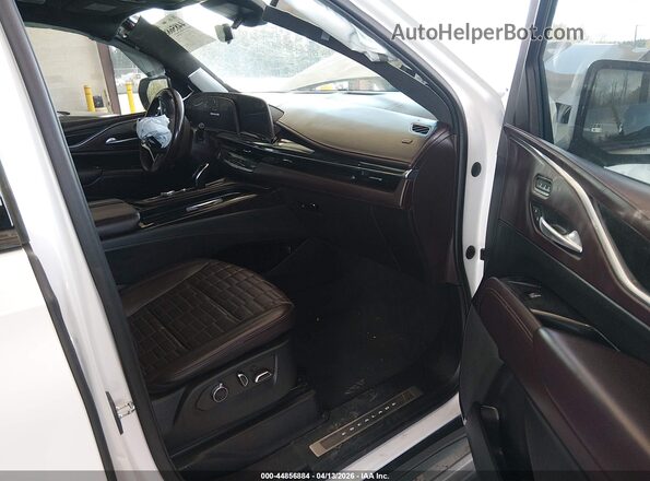 1GYS4GKL2NR307776 2022 CADILLAC ESCALADE White Вид салону спереду