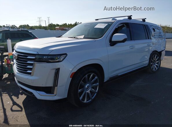 1GYS4MKL1MR274766 2021 CADILLAC ESCALADE Белый Передняя левая четверть