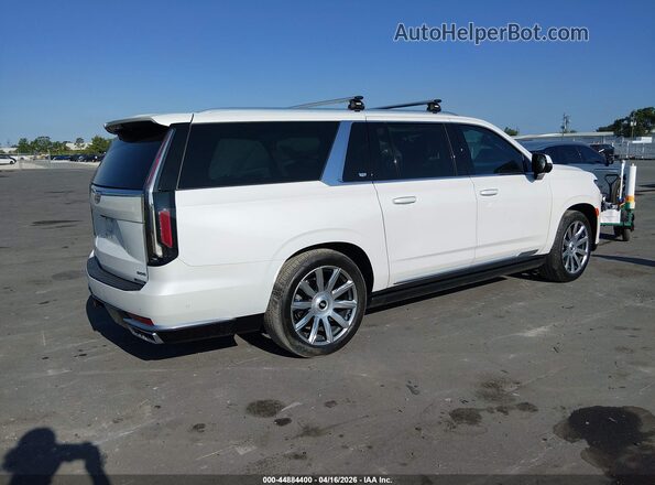1GYS4MKL1MR274766 2021 CADILLAC ESCALADE Белый Задняя правая четверть