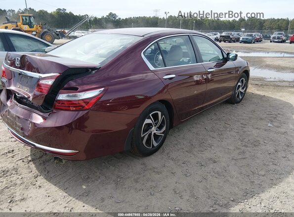 1HGCR2F35GA216111 2016 HONDA ACCORD Burgundy Trasero derecho
