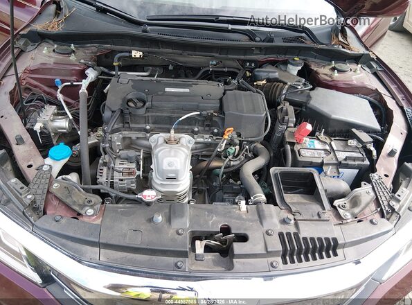 1HGCR2F35GA216111 2016 HONDA ACCORD Burgundy Vista trasera