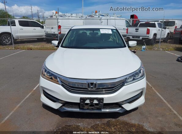 1HGCR2F3XGA067775 2016 HONDA ACCORD White Вид щитка приладів