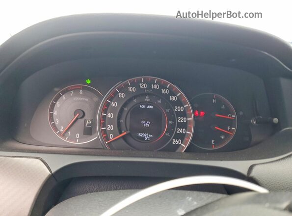 1HGCR2F68GA807883 2016 HONDA ACCORD Белый Вид щитка приборов