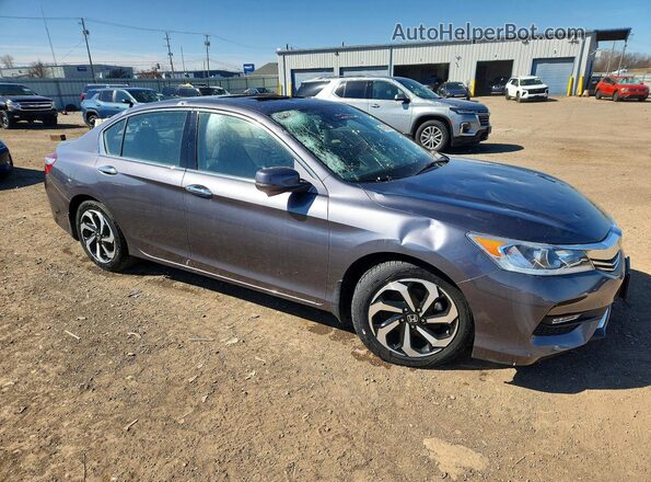 1HGCR3F05HA038651 2017 HONDA ACCORD Charcoal 