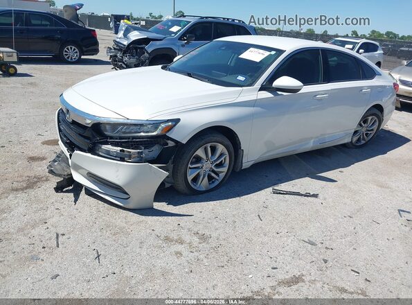 1HGCV1F10KA036838 2019 HONDA ACCORD Белый Вид спереди