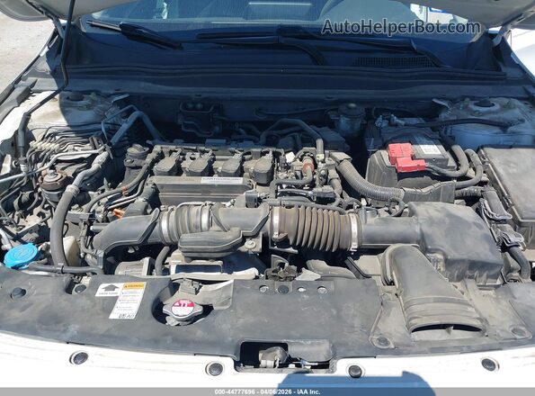 1HGCV1F10KA036838 2019 HONDA ACCORD Белый Вид сзади