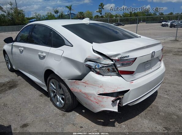 1HGCV1F12LA011330 2020 HONDA ACCORD Белый Задняя левая четверть