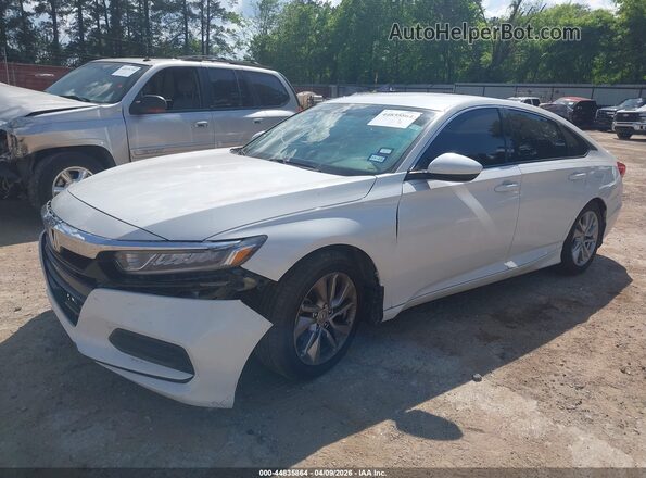 1HGCV1F12LA123657 2020 HONDA ACCORD Белый Передняя левая четверть