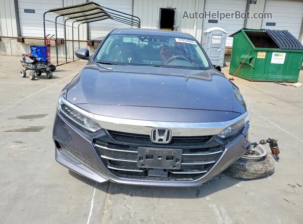 1HGCV1F12MA090984 2021 HONDA ACCORD Gray Դիմացի տեսք