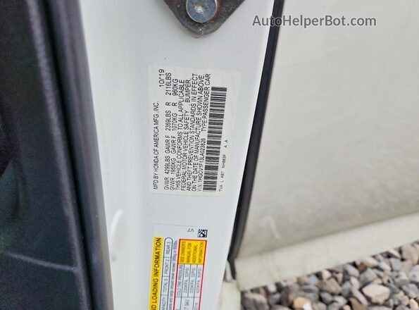 1HGCV1F13LA023826 2020 HONDA ACCORD White 