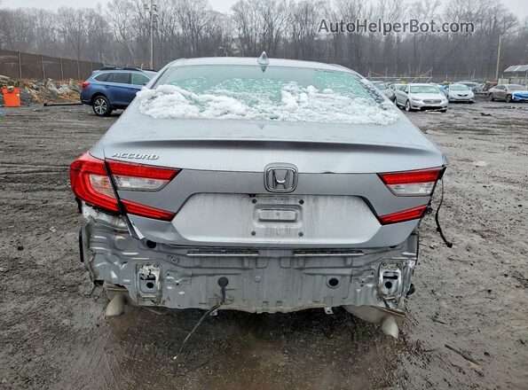 1HGCV1F16KA028274 2019 HONDA ACCORD Silver Вид ззаду