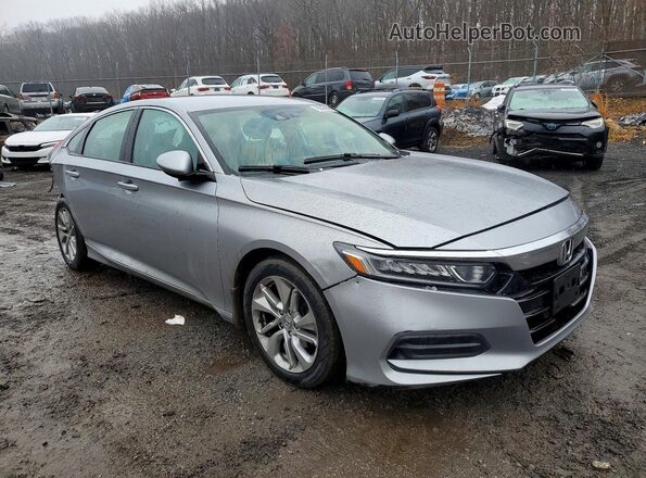 1HGCV1F16KA028274 2019 HONDA ACCORD Silver Передня права чверть
