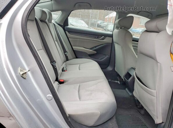 1HGCV1F16KA028274 2019 HONDA ACCORD Silver Вид задніх сидінь